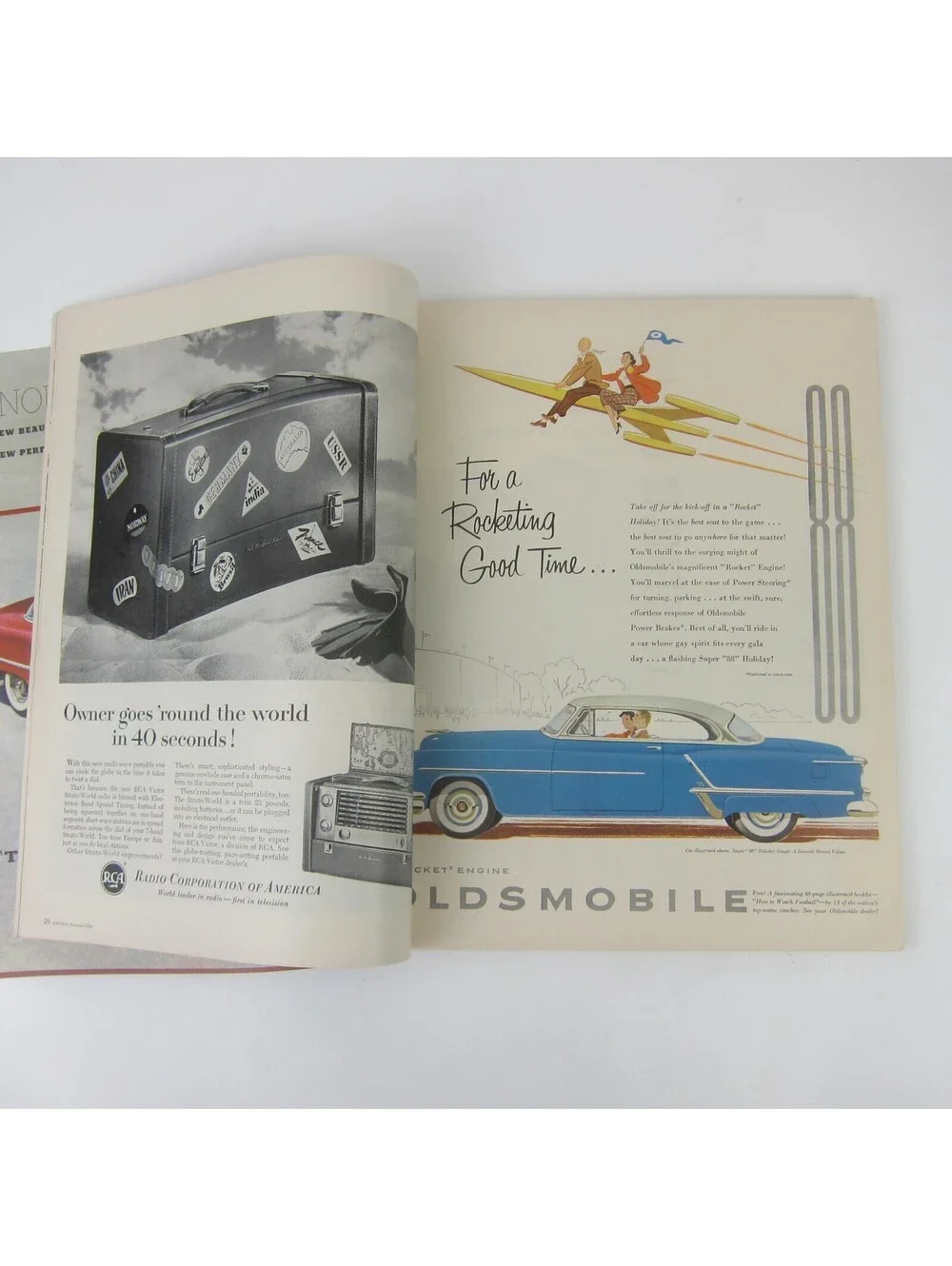 Vintage FORTUNE Magazine November 1953 Chrysler Oldsmobile General Electric Ads